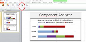 Component Analyzer: Dateneingabe